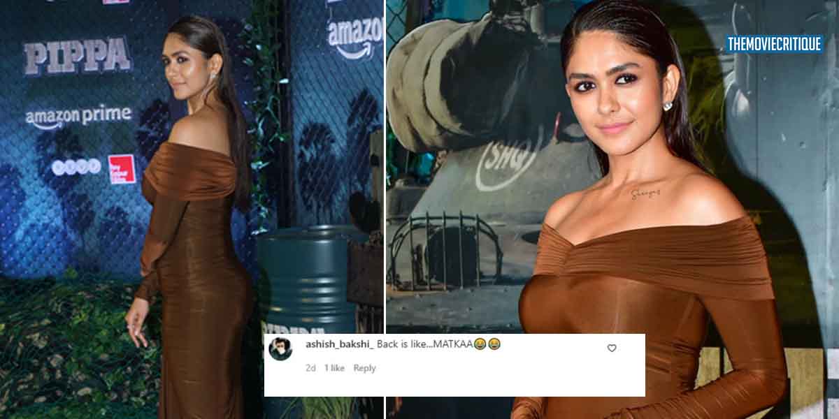 'Your Back Is Look like MATAKA' actress Mrunal Thakur got trolled after posting bold photos, also Mrual gave Sarcastic reply